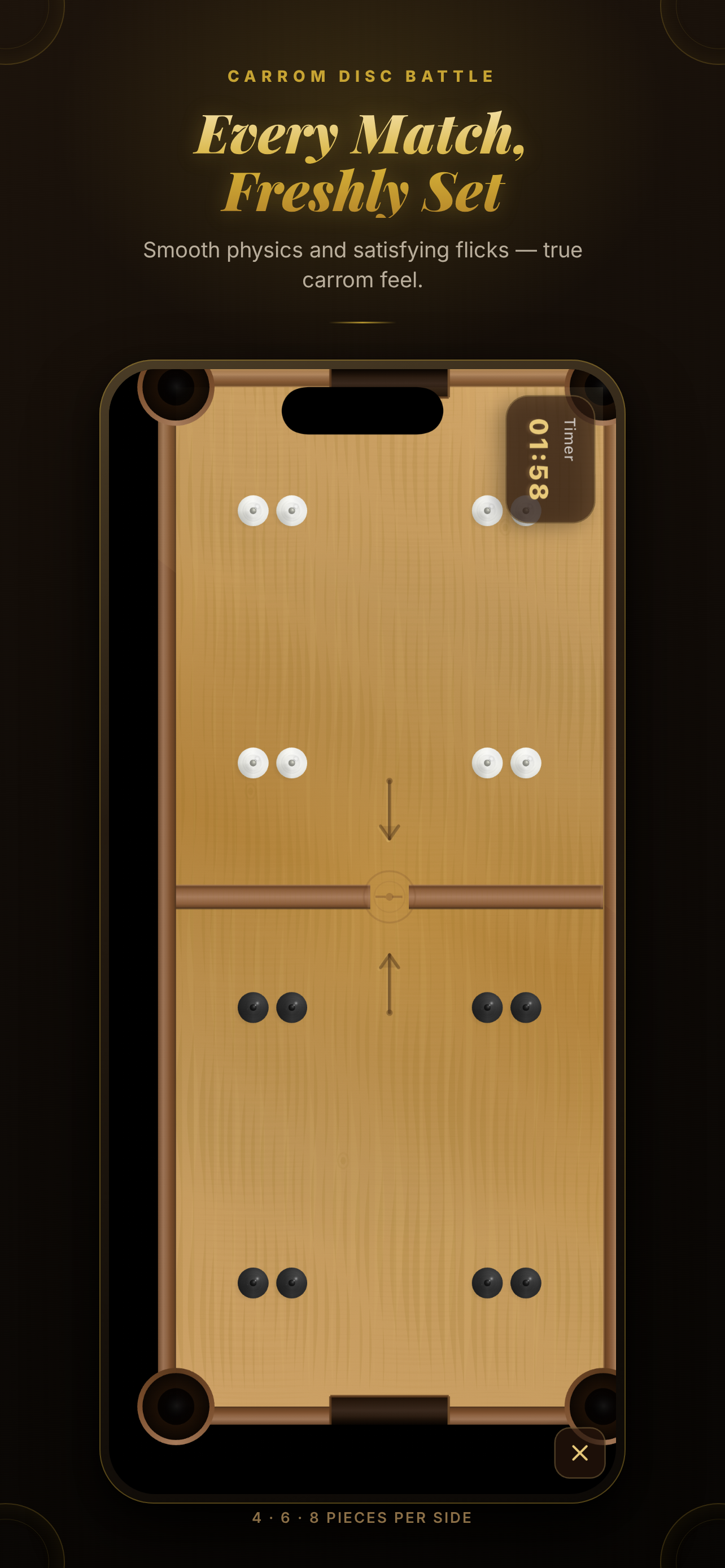 Disc Rider board setup